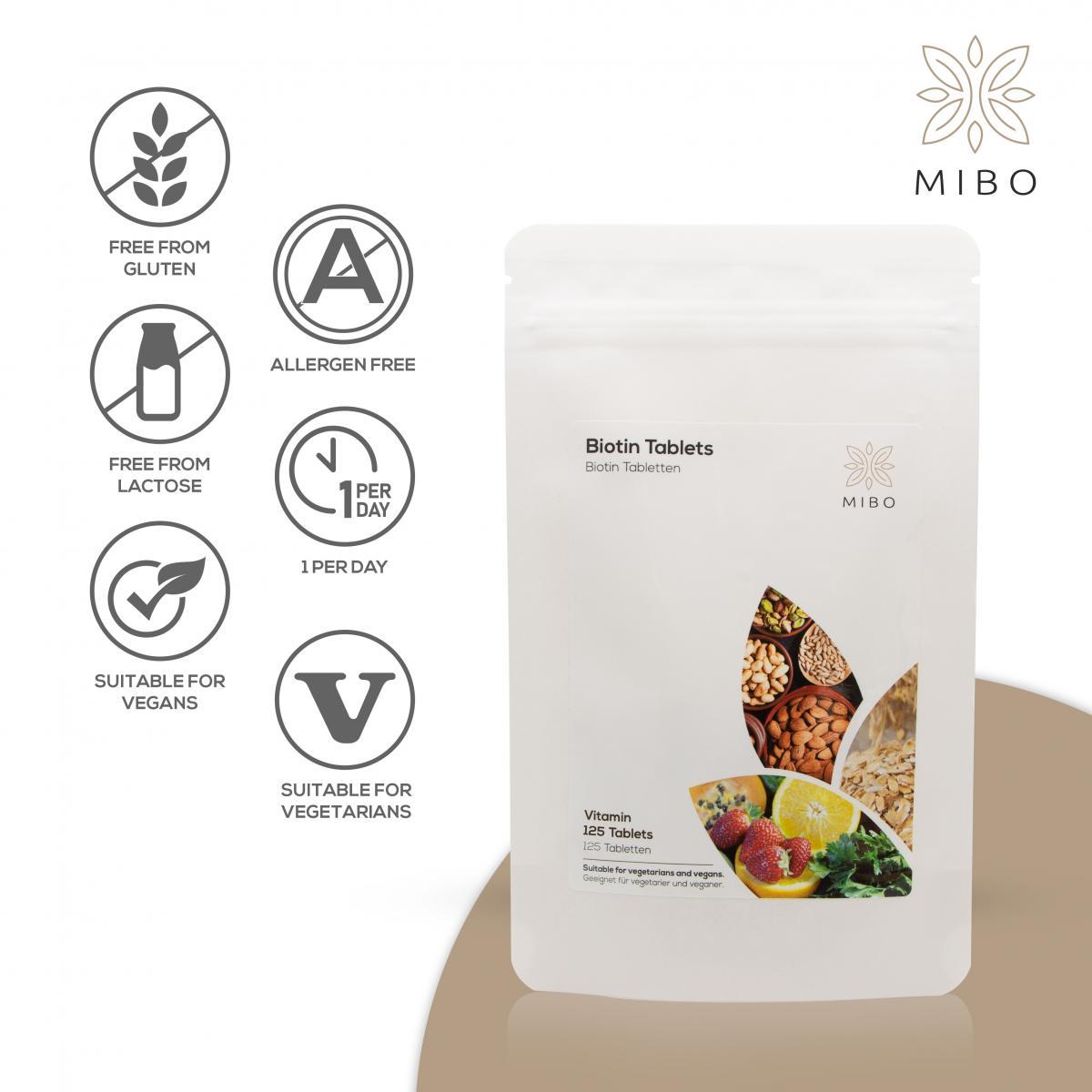 MiBo Strength Bundle - Vitamin K2 MK-7 100mcg + Magnesium Calcium Vitamin D3 K2 and Turmeric + Biotin 10000 mcg