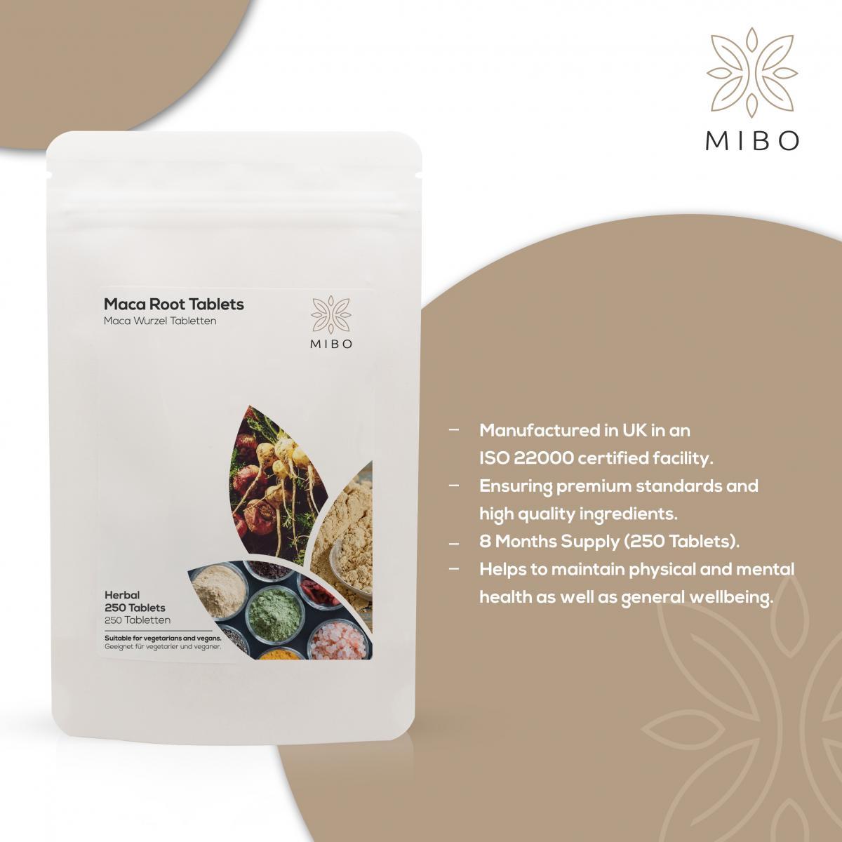 MiBo Optimise Bundle - Maca Root 2500mg + Vitamin B Complex + Vitamin K2 MK-9 500mcg