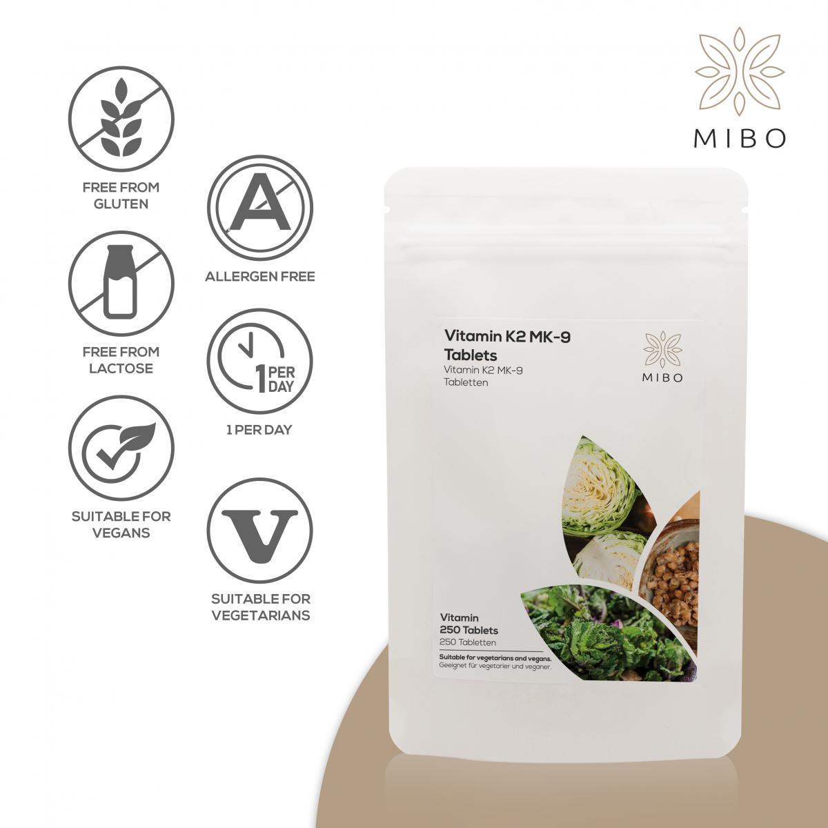 MiBo Optimise Bundle - Maca Root 2500mg + Vitamin B Complex + Vitamin K2 MK-9 500mcg
