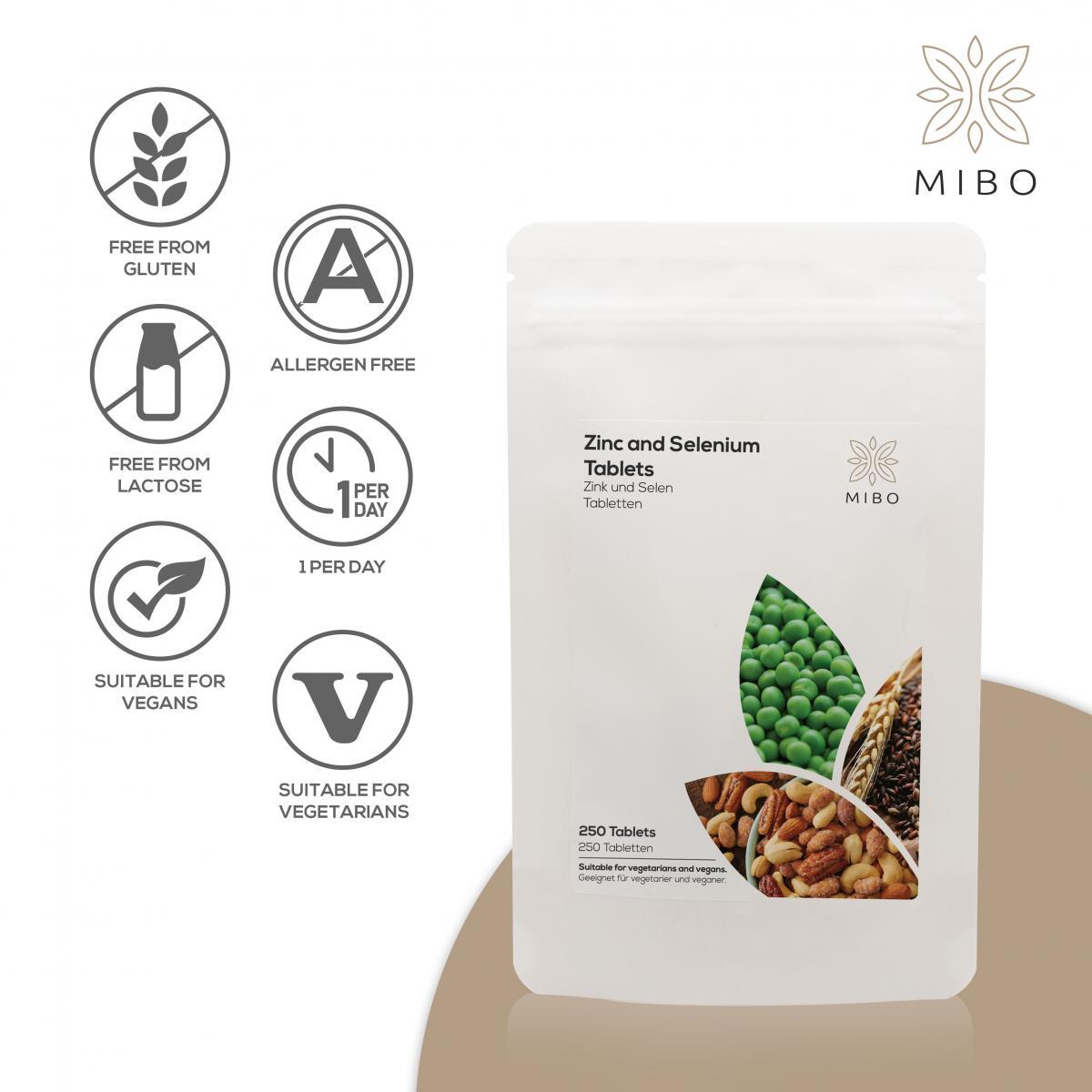 MiBo Immune Bundle - Zinc 15mg and Selenium 200mcg + Vitamin C 1000mg