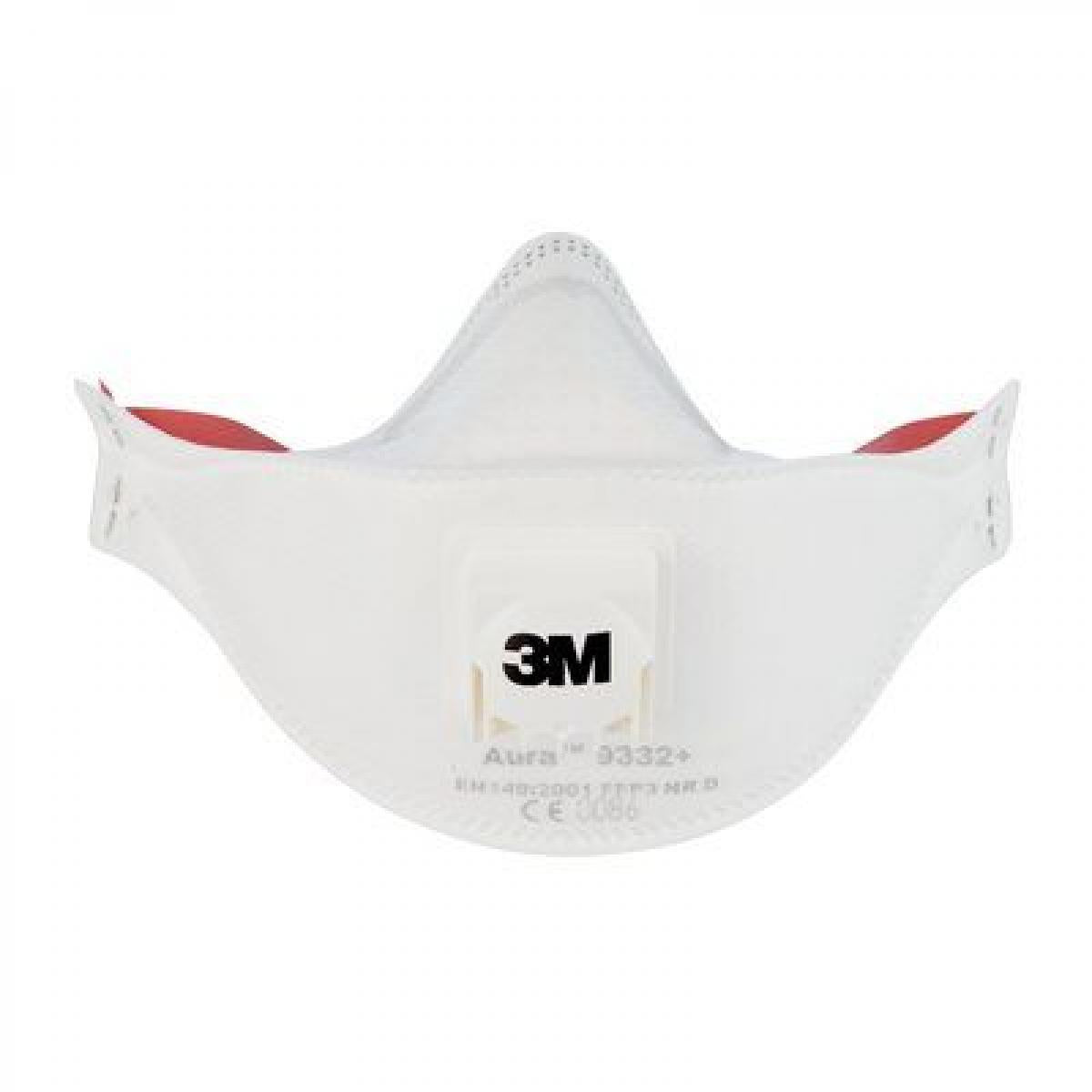3M Face Mask Aura Disposable Respirator - FFP3 - Valved 9332+