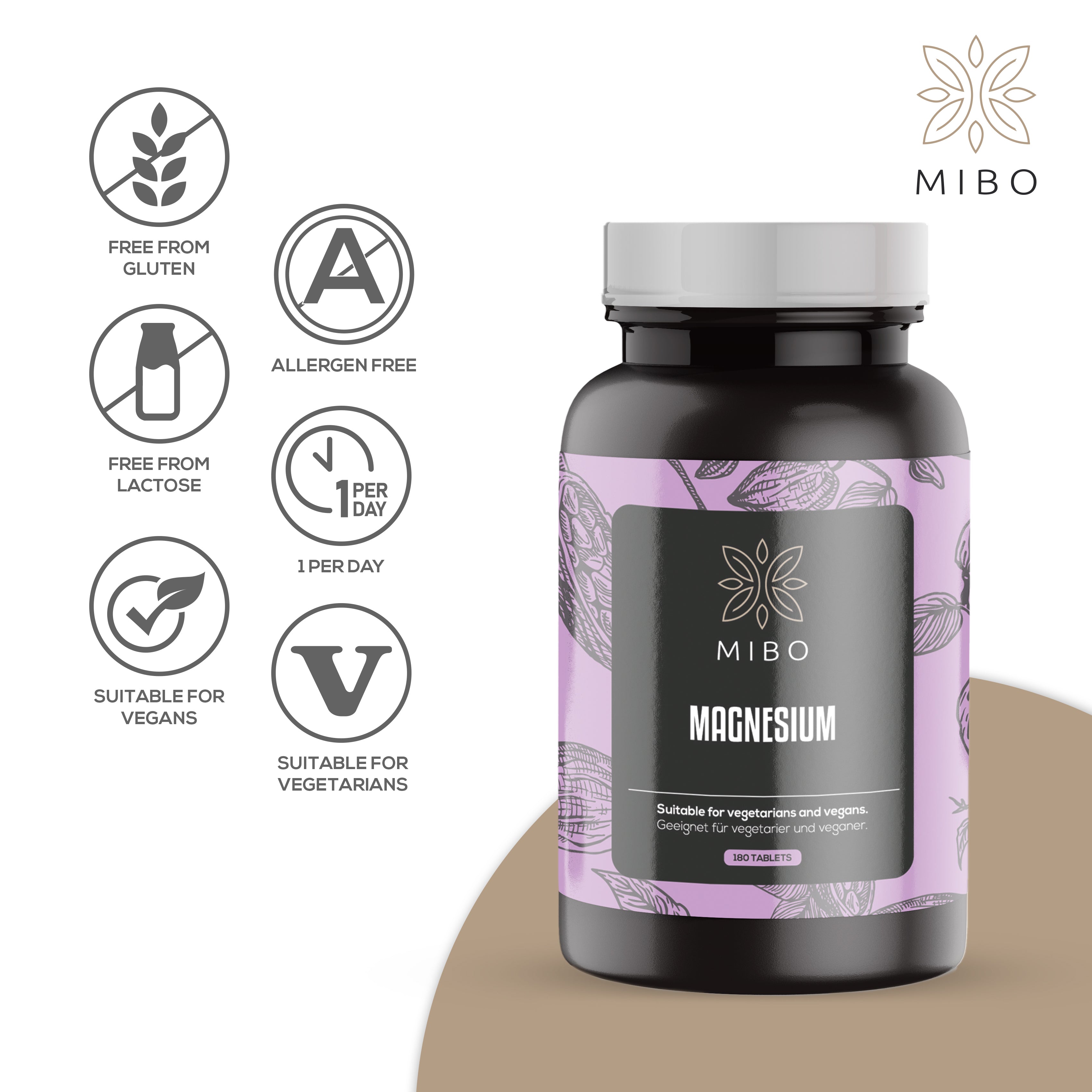 MiBo Bones and Heart Immune Support - Premium Immune Booster Supplement with Vitamin K2 MK 7, Magnesium and MiBo Bone Support Supplement - Made in The UK by MiBo
