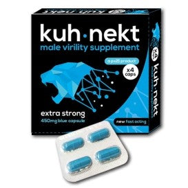 Kuh-Nekt Male X4 Penis Erection Performance Capsule - Male Virility Supplement - Male Enhancement Libido Booster Supplement