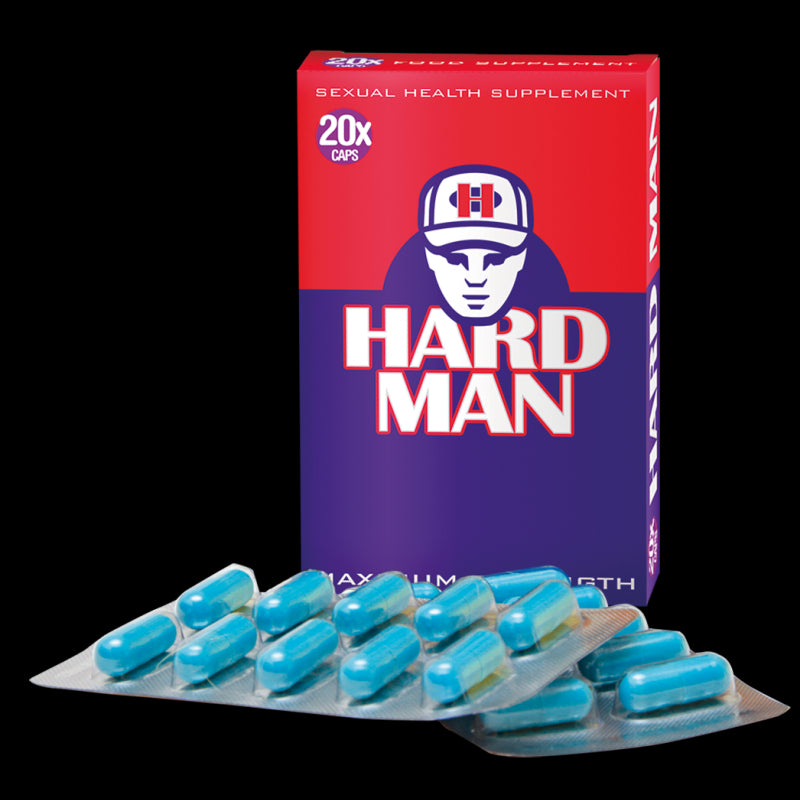 HARD MAN X20 - Libido Enhancement Sex Capsule - Male Herbal Sex Enhancer Supplement