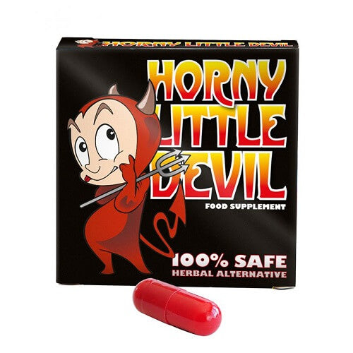 Horny Little Devil X1 Red Capsule - Male Sex Enhancer Supplement - Libido Booster 1 Capsule for Men